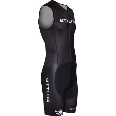 BTTLNS trisuit - triathlon pak - trisuit mouwloos heren - Rapine 2.0 - zwart - L