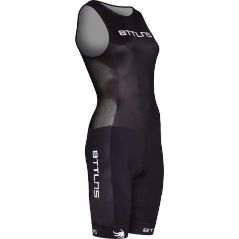 BTTLNS trisuit - triathlon pak - trisuit mouwloos dames - Nemesis 1.0 - zwart - XS