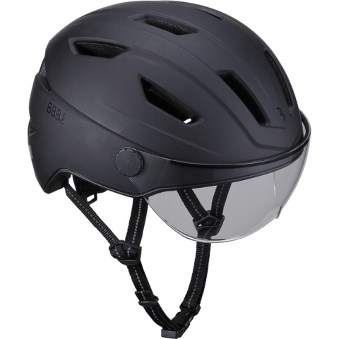 BBB Cycling Move Faceshield Transparant Fietshelm BHE-57 - Speed Pedelec, E-bike & Snorfiets - NTA 8776 - Mat Zwart - Maat M
