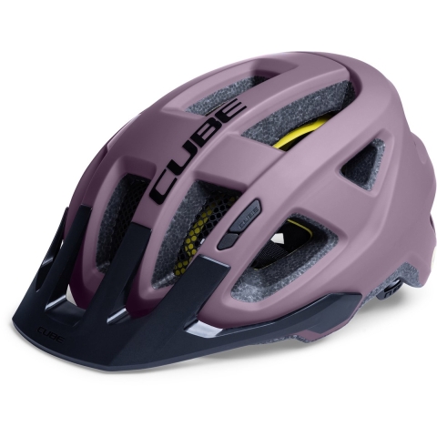 CUBE Fietshelm Fleet - Allround-helm - MIPS - 15 Ventilatiegaten - SNAP 360 fit-systeem - X-Lock-montagesysteem - Verstelbaar - 52-57 cm - M - Paars