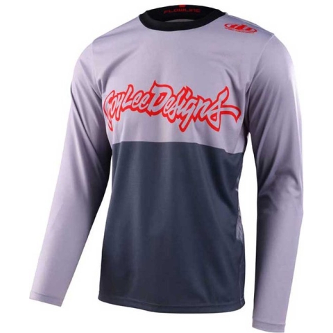Troy Lee Designs Flowline Enduro-trui Met Lange Mouwen Grijs XL Man