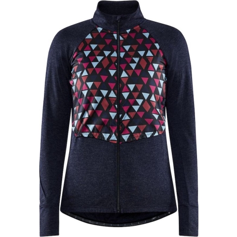 Craft Adv Bike Subz Wool Ls Jersey W - Blaze-Multi