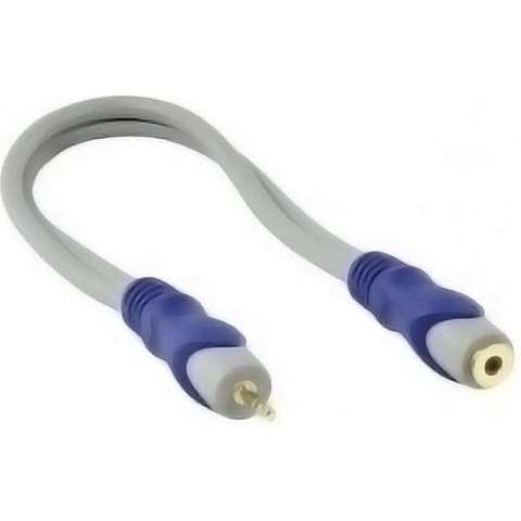 HQ Standaard 2.5mm Stereo Male - 3.5mm Stereo Female Kabel 0.20 M