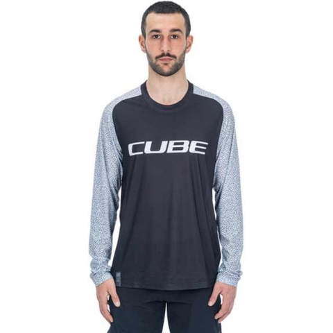 Cube Vertex Enduro-trui Met Lange Mouwen Grijs 3XL Man