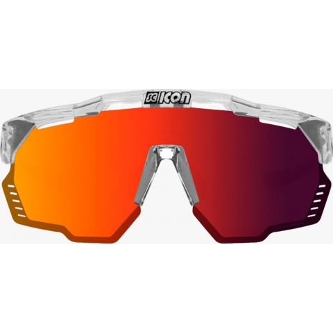 Scicon - Fietsbril – Aeroshade Kunken - White Gloss - Multimirror Lens Rood