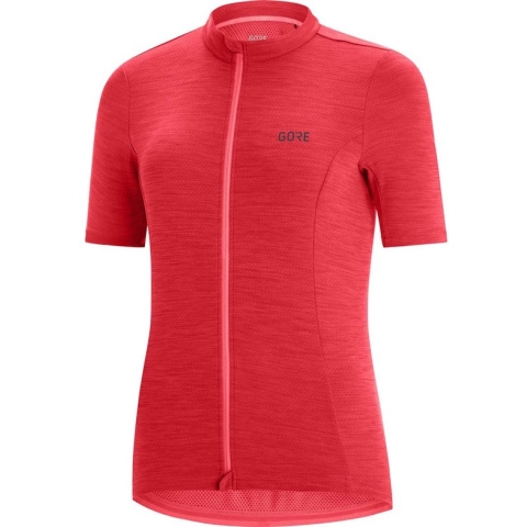 GORE WEAR C3 Jersey Dames, rood/roze Maat EU 40