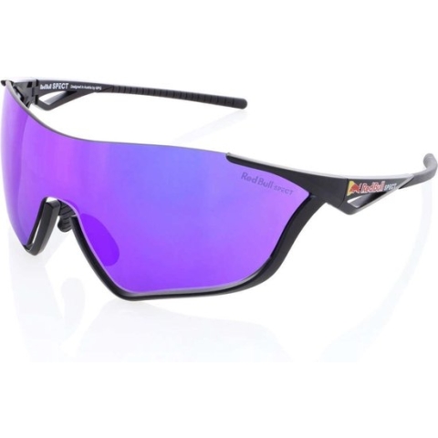 Red Bull Spect Eyewear Flow Sportzonnebril Gepolariseerd Matzwart