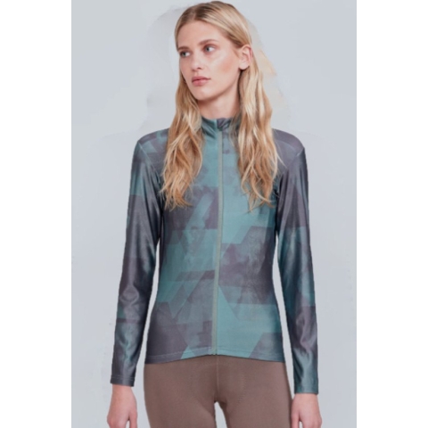 Craft Dames wielrenshirt, Essence, groen gemêleerd - Maat L -