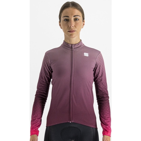 Sportful ROCKET THERMAL Fietsshirt Dames MAUVE - Vrouwen - maat XL