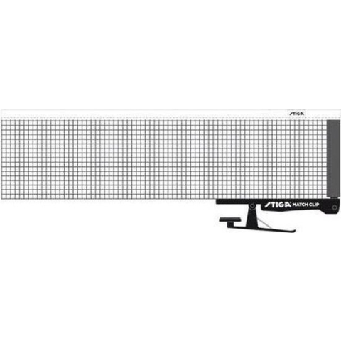 Stiga Wedstrijdtafeltennisnet Match Clip 183 X 15 Cm Zwart