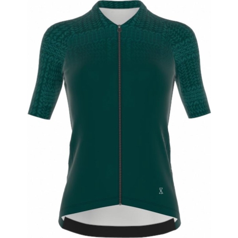 Fietsshirt 'Green Chic’ korte mouwen maat M