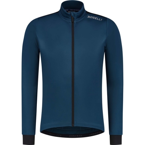 Rogelli Core Fietsshirt - Lange Mouwen - Heren - Donkerblauw - Maat XS