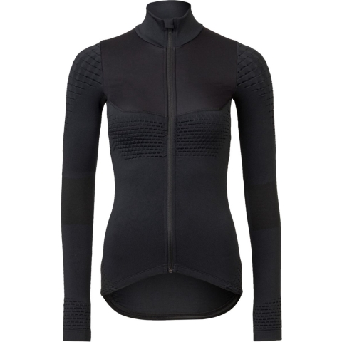 AGU Seamless Fietsshirt Lange Mouwen Premium Dames - Black - XS