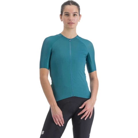 Sportful Outlet Matchy Jersey Met Korte Mouwen Blauw M Vrouw