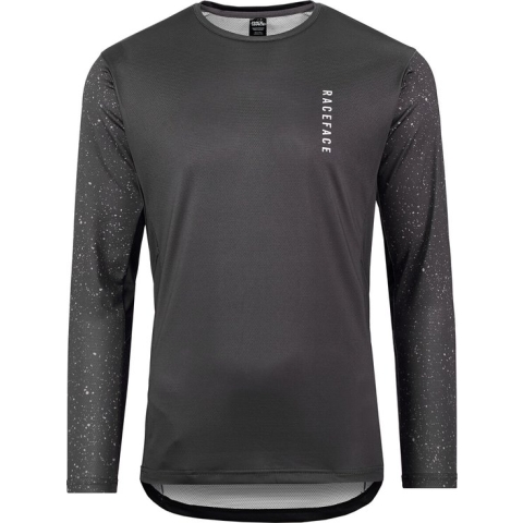 Race Face Indy Longsleeve Jersey Heren, zwart
