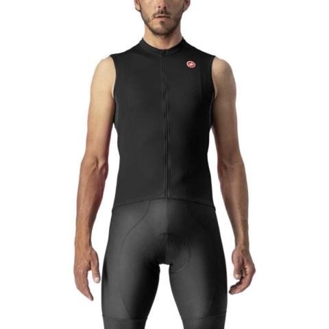Castelli Entrata Vi Mouwloos Fietsshirt Zwart 3XL Man