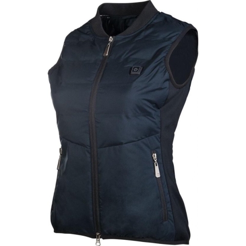 Bodywarmer Comfort met verwarming donkerblauw maat M met powerbank (5.000 mAh)