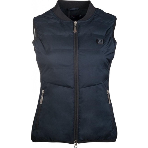 Bodywarmer Comfort met verwarming donkerblauw maat XL met powerbank (5.000 mAh)