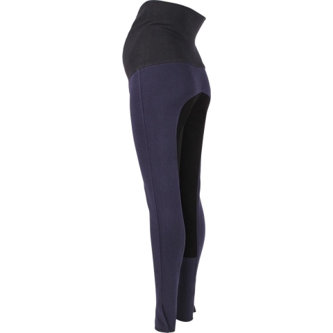 Pfiff Zwangerschapsrijbroek Basic Leer Blauw-zwart - 42
