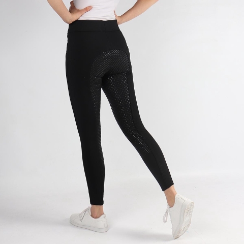 Horka Rijbroek Helene Full Grip Kids Zwart - 164