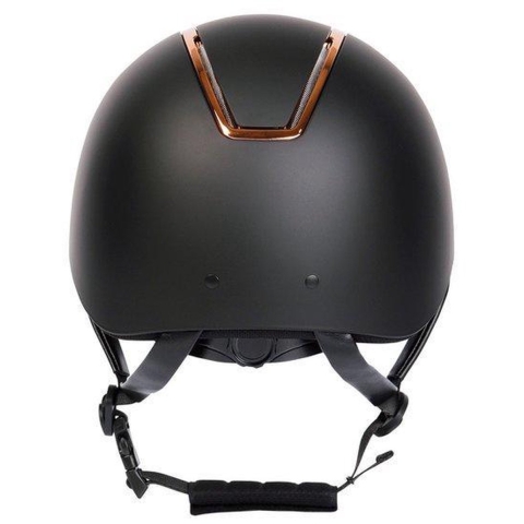 Harry's Horse Veiligheidscap Royal Matt 58-60 zwart-rosegold