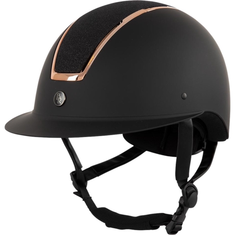 BR Rijhelm Omega Painted Zwart - Rosegold 55-57cm