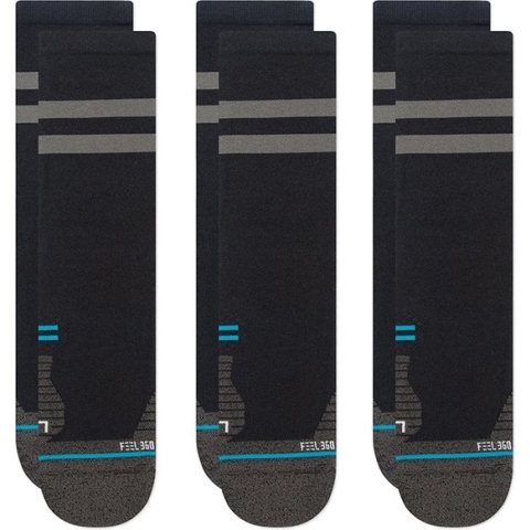 Stance performance freshtek infiknit 3P sokken franchise ultralight zwart - 35-37