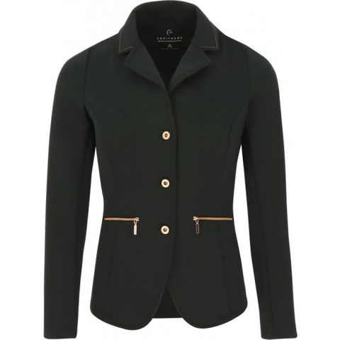 Equitheme Wedstrijdjas Athens - maat 42 - black/rosegold