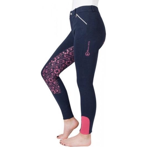 PFIFF rijbroek Zahra 140 blauw-roze