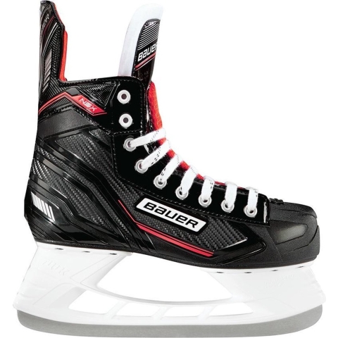 Bauer Schaatsen - Maat 44.5 - Unisex - zwart/rood/wit