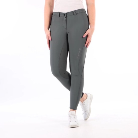 Euro-star Rijbroek Esequitation Queen Diamond Full Grip Middengroen - 42