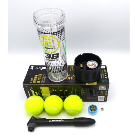 Bullpadel Pascal Box 3B Drukhouder voor Padelballen