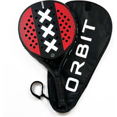 Orbit Jofel Amsterdams Padel racket - padel - inclusief beschermhoes - 100% carbon