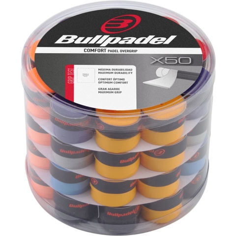Bullpadel overgrip box 50 stuks multicolor
