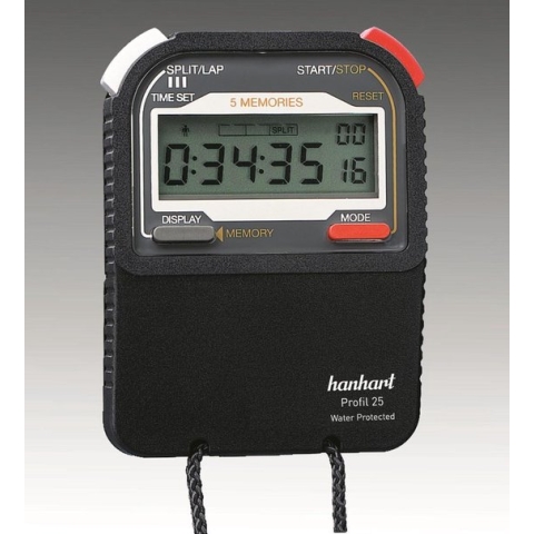 Hanhart stopwatch electronisch model Profil 225.1721-00 -  1/100 sec.