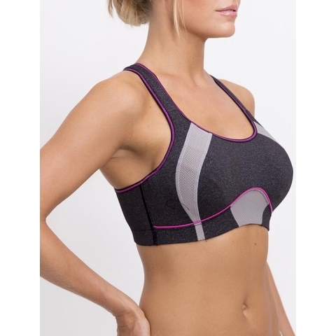 Q-Linn Barcelona Grijs - Sport bh Maat: 90H
