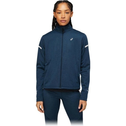 Women's Sports Jacket Asics Lite-Show Navy Blue