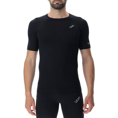 Uyn Workhard T-shirt Met Korte Mouwen Zwart L Man