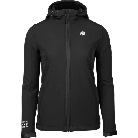 Gorilla Wear Mina Softshell Jas - Zwart - XL