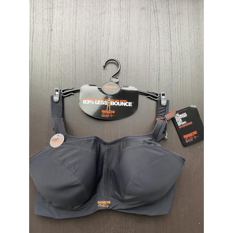 Panache Sport Beha Zwart - Sportbeha's  - zwart - 80C