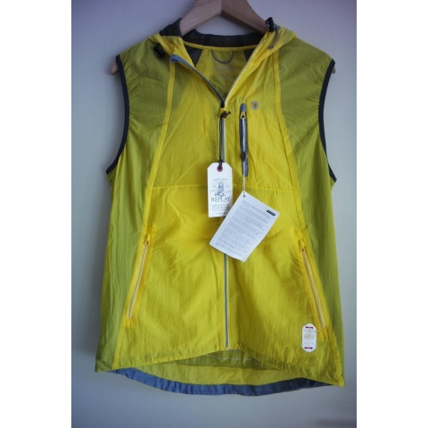 Replay Sportbodywarmer - Kleur Geel/ Grijs - Maat M