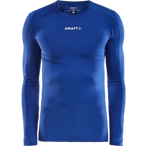 Craft Pro Control Compression Shirt Lange Mouw - Royal | Maat: S