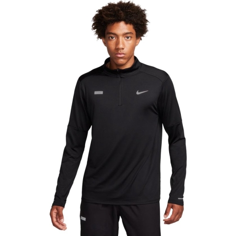 Nike dri-fit element 1/2-zip top in de kleur zwart.
