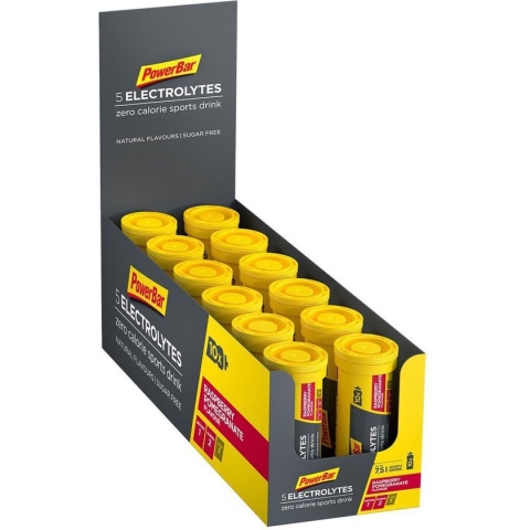 Powerbar Electrolyte Tabs Raspberry Pomegranate - sportdrank - 12 x 10 tabs