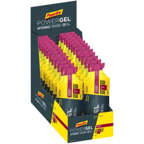 Powerbar PowerGel Hydro (24x67ml) Cherry (with caffeine)
