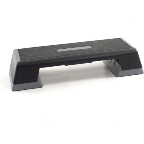 Muscle Power Verstelbare Aerobic Step - Monoblok XXL - Zwart/Grijs