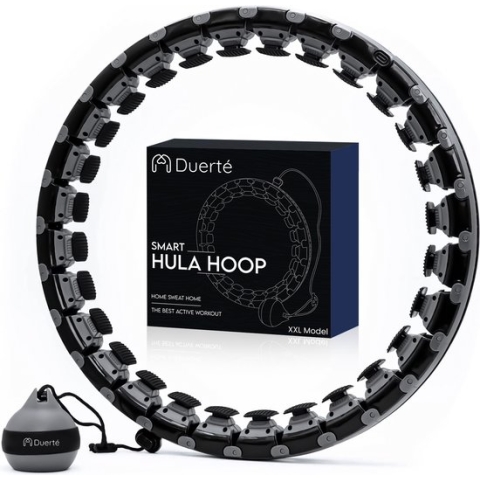 Duerté - HoelaHoep Met Gewicht - Hoela Fitness Kinderen En Volwassenen - Weight hoop 1.5 KG - Hula hoop + 4 extra schakels