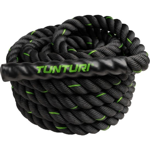 Tunturi Battle Rope - Rope - Fitness Rope - Fitness Touw - 12 meter - Incl. gratis fitness app