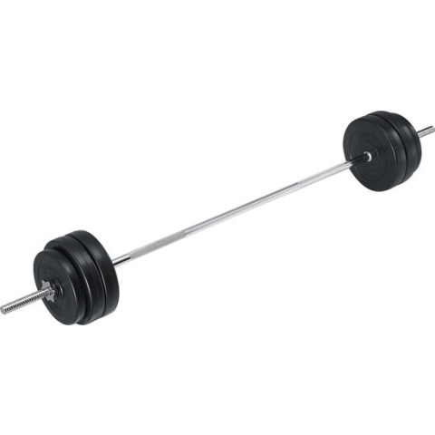 Metalen Halterstang / Halterset - 60 Kg - Incl. schroefsluitingen