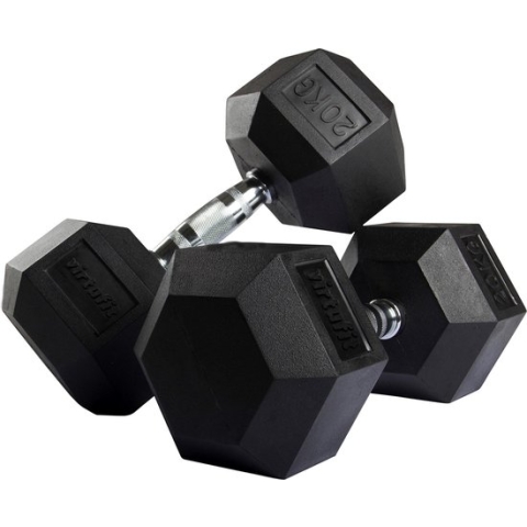 VirtuFit Hexa Dumbbell Pro Set - 2 x 20 kg